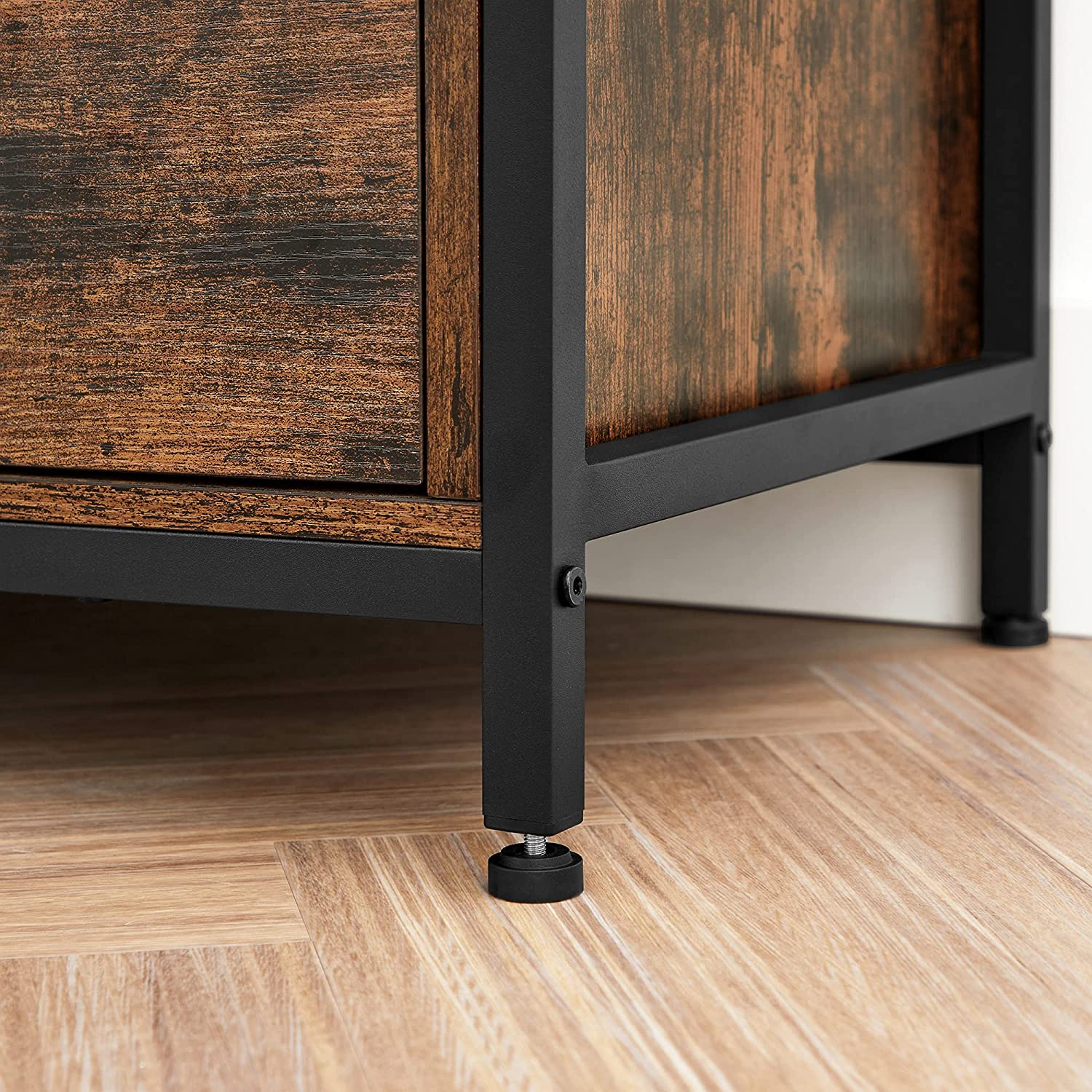 TV -möbler - soffbord - med 3 lådor - industriell design