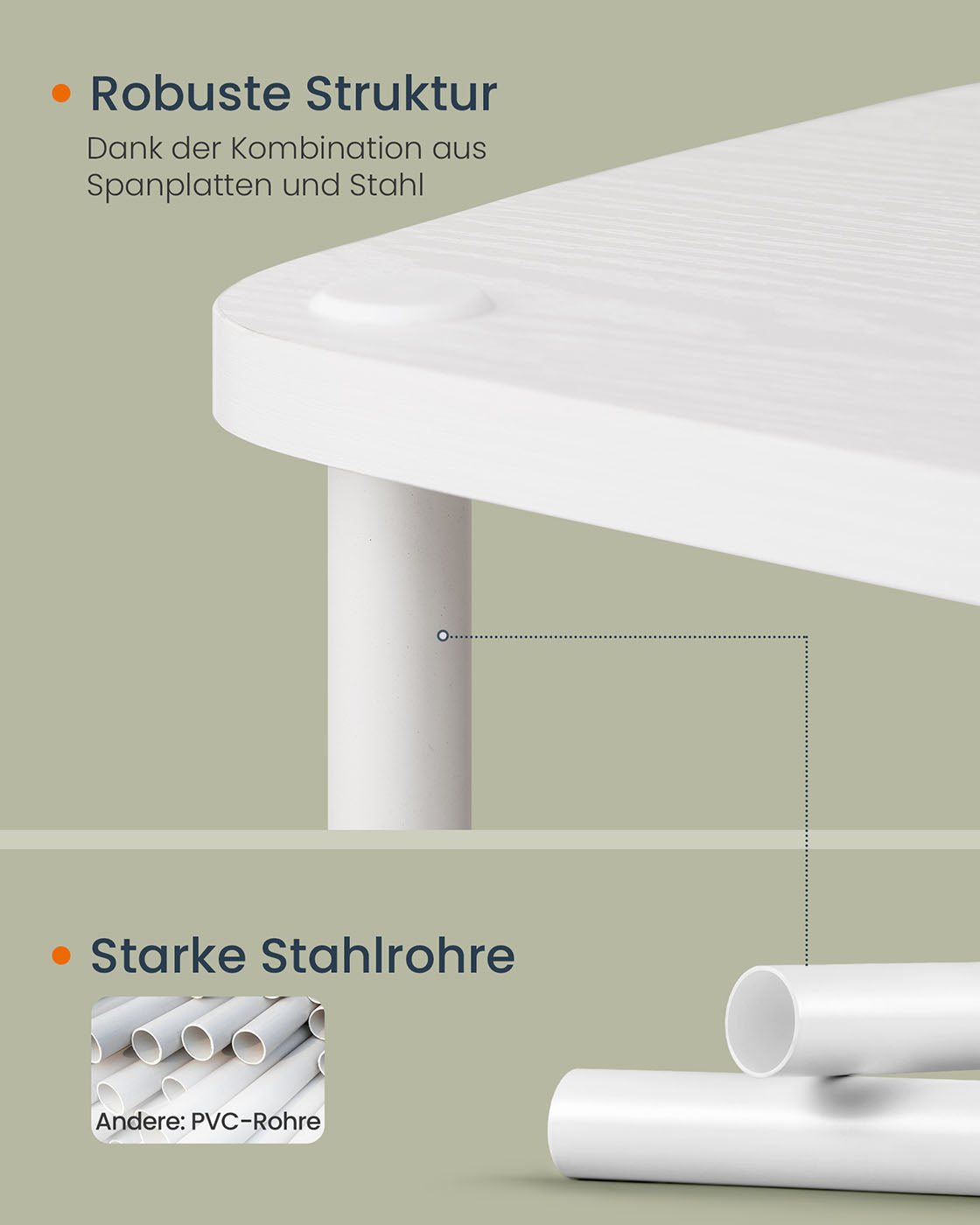 TV-möbler för TV-apparater upp till 50 tum snövitvit vita