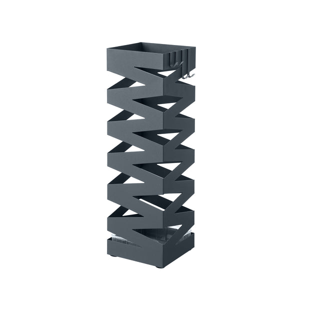 Paraplystativ – fyrkantig design – metall – antracit