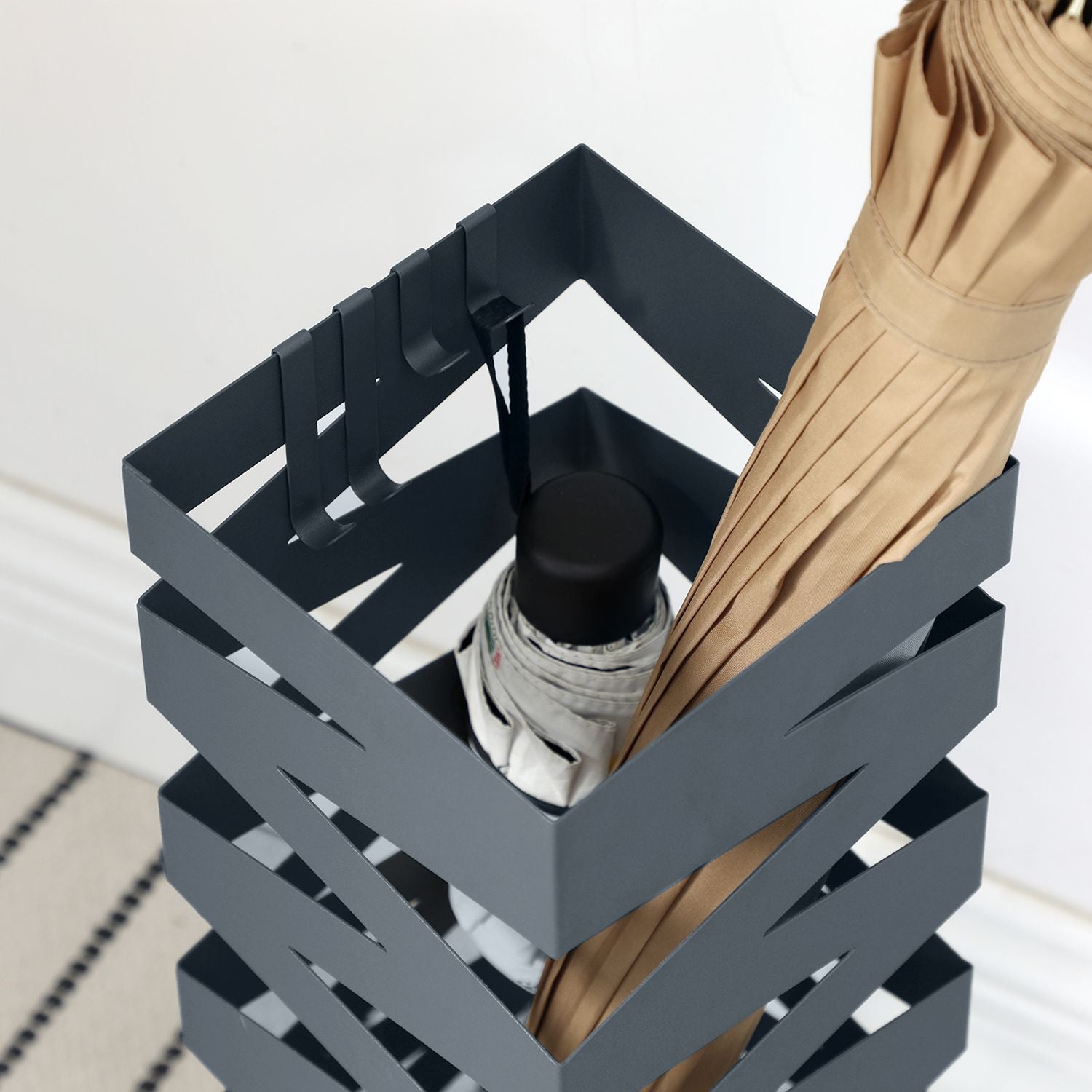 Paraply Box - Square - Metal - Anthracite