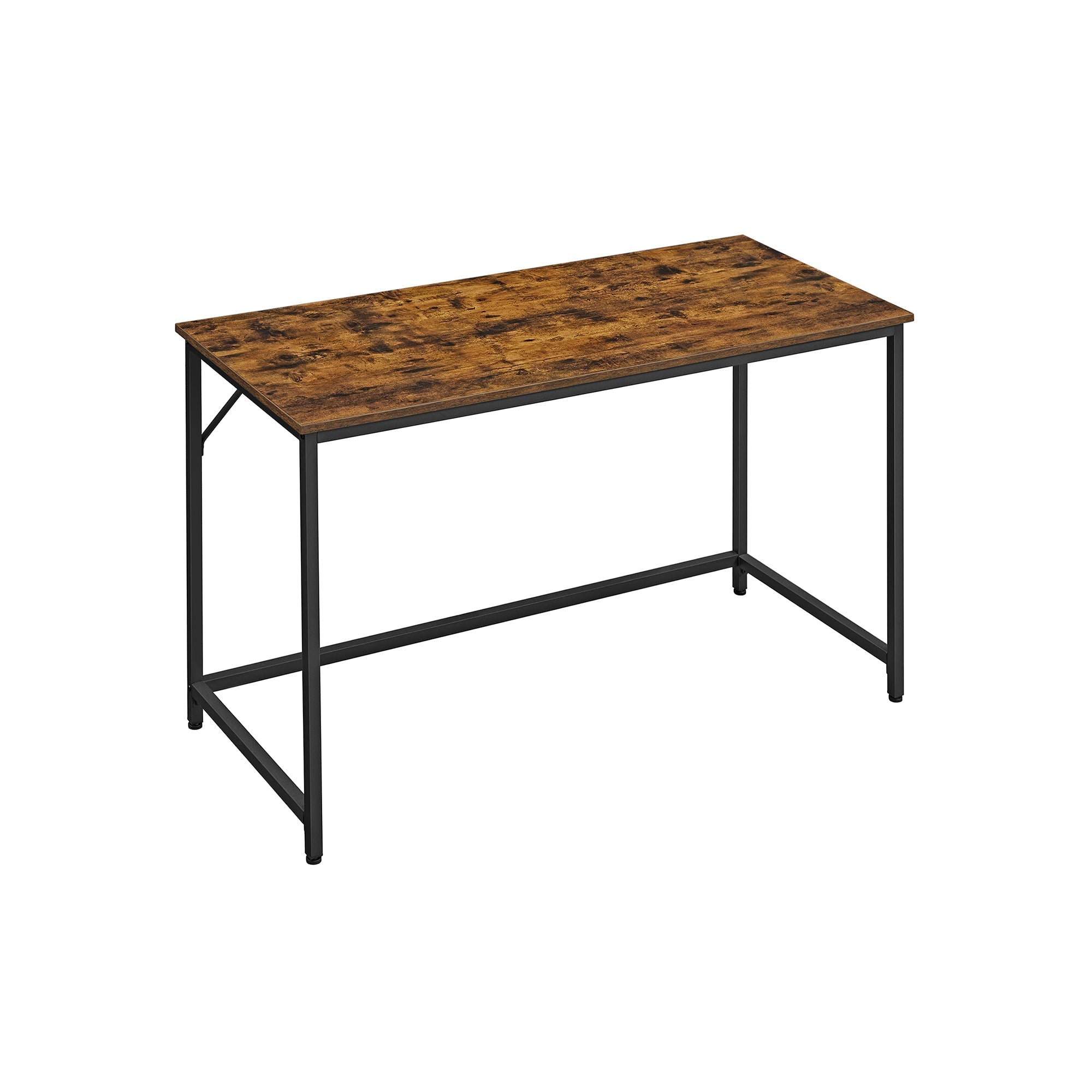 Desk - Datortabell - Office Office - PC -tabell - Vintage Brown / Black