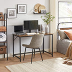 Desk - Datortabell - Office Office - PC -tabell - Vintage Brown / Black