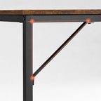 Desk - Datortabell - Office Office - PC -tabell - Vintage Brown / Black