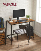 Bureau - Industrial Look - med 2 hyllor