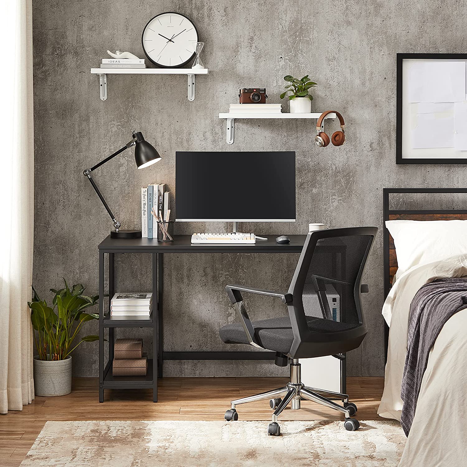 Desk - Datortabell - PC -tabell - Office Office - Svart