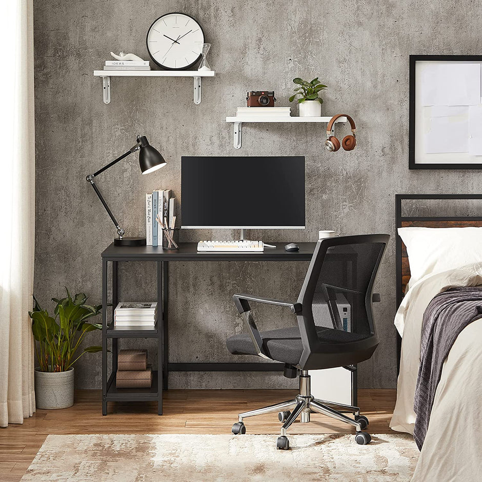 Skrivbord – Snyggt och praktiskt – Vintage brun-svart