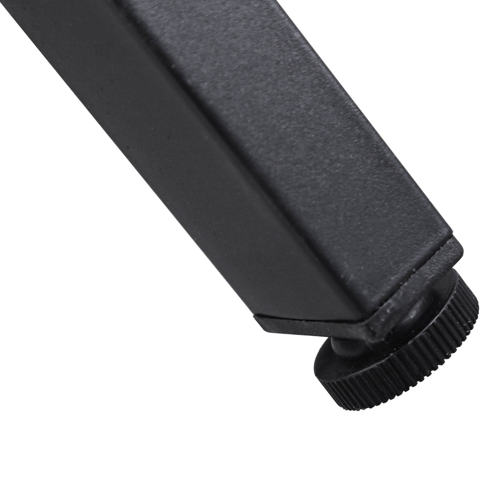 Smalt skrivbord – Industriell stil – Grå/svart