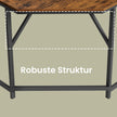 L-format skrivbord - spelbord - Vintage Brown Ink Black