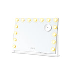 Make-up Mirror-With Lighting-laddande Gates-Mat White
