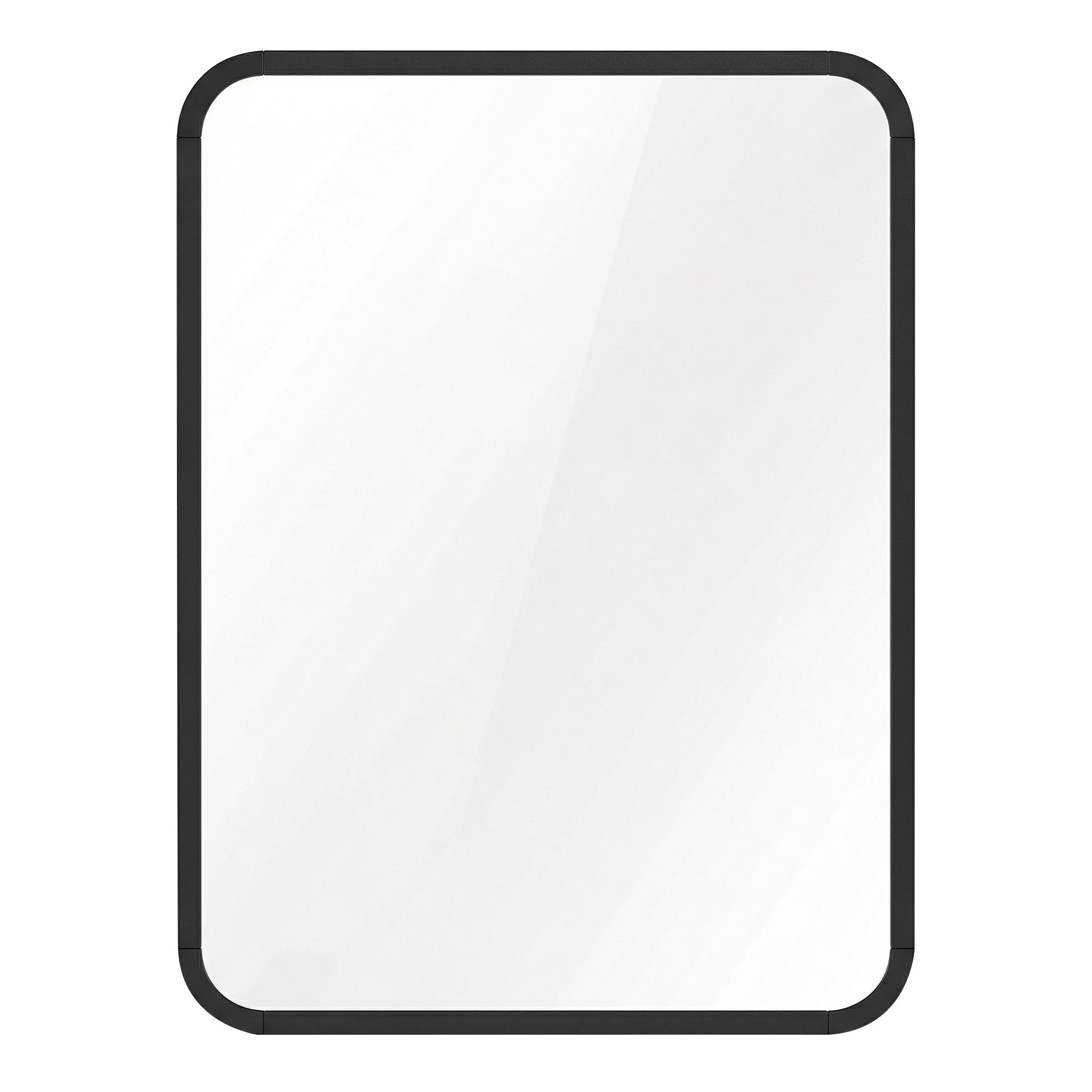 Wandspiegel - Rechthoekig - Aluminium Frame - 40 x 30 cm - Zwart