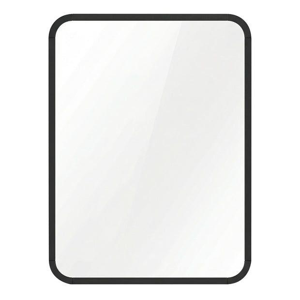 Wandspiegel - Rechthoekig - Aluminium Frame - 40 x 30 cm - Zwart