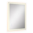 Badkamerspiegel - 70,7 x 50,7 cm - Wandspiegel met verlichting - Dimbaar - Wit - 3,8 kg