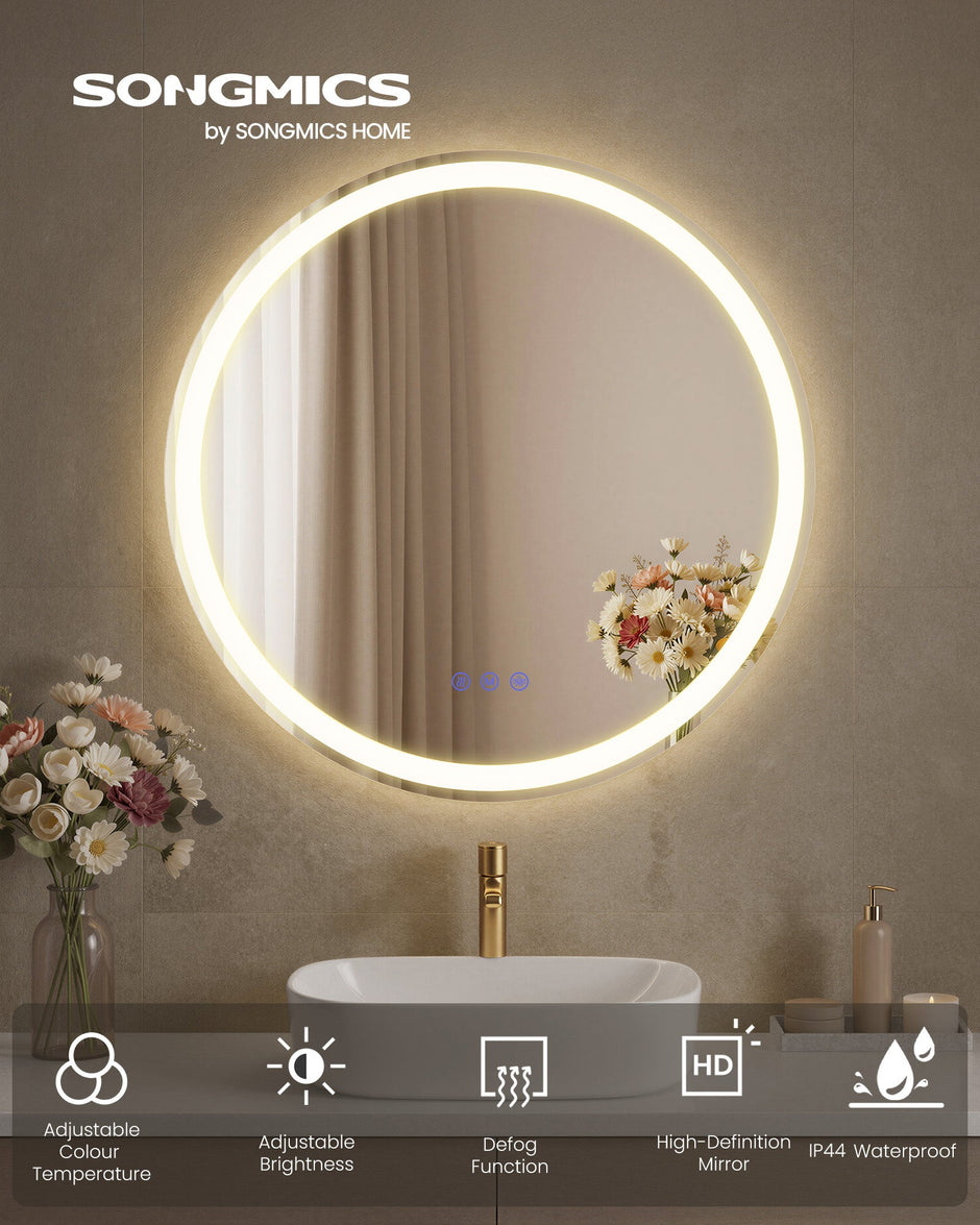 Hollywood Mirror - With Dimmable LED Lights