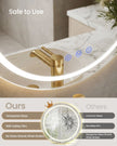 Hollywood Mirror - With Dimmable LED Lights