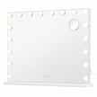 Make-upspiegel - Hollywood met Dimbare LED's - 10x Vergroting - Matwit - 62 x 80 x 5,7 cm