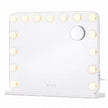 Make-upspiegel - Hollywood met Dimbare LED's - 10x Vergroting - Matwit - 48 x 58 x 5,7 cm