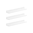 Vägghyllor set om 3 – 60 cm breda – vit