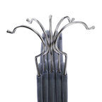 Uppsättning av 100 sammethängare - ljusgrå