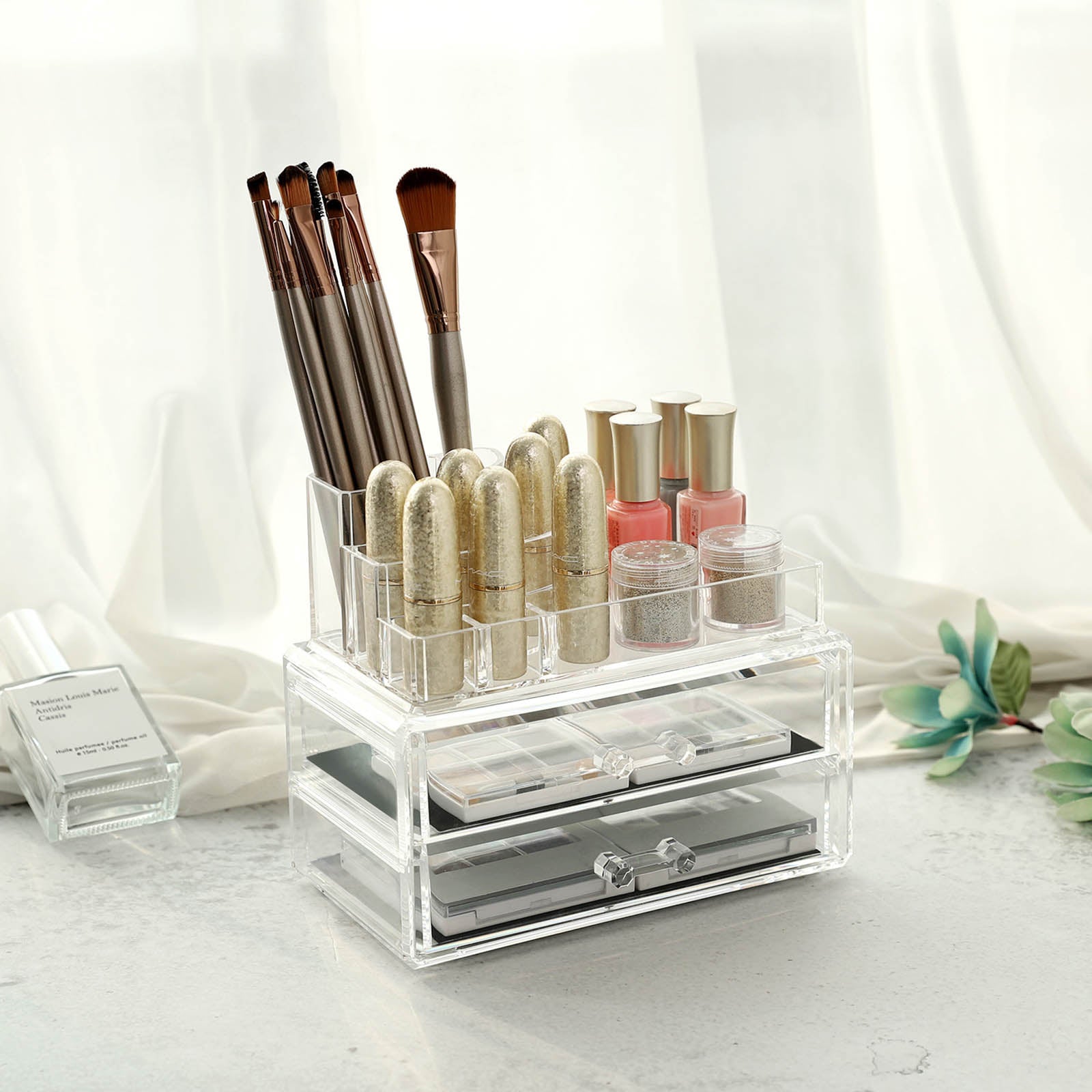 Make-up arrangör-liten transparent