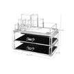 Sminkorganisator – kompakt och snygg – transparent