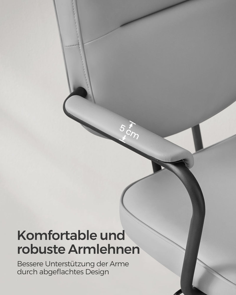 Kontorsstol – Med armstöd – Dove grå