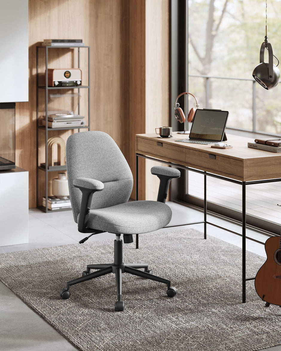 Kontorsstol – Justerbara armstöd – Dove grå