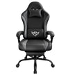 Gamingstoel - Ergonomisch - Met Voetensteun - 135° Kantelbaar - Zwart-Grijs