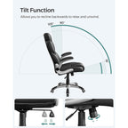 Kontorsstol - Ergonomic - Game Chair - Rotatable - Svart