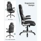 Kontorsstol - Ergonomic - Game Chair - Rotatable - Svart