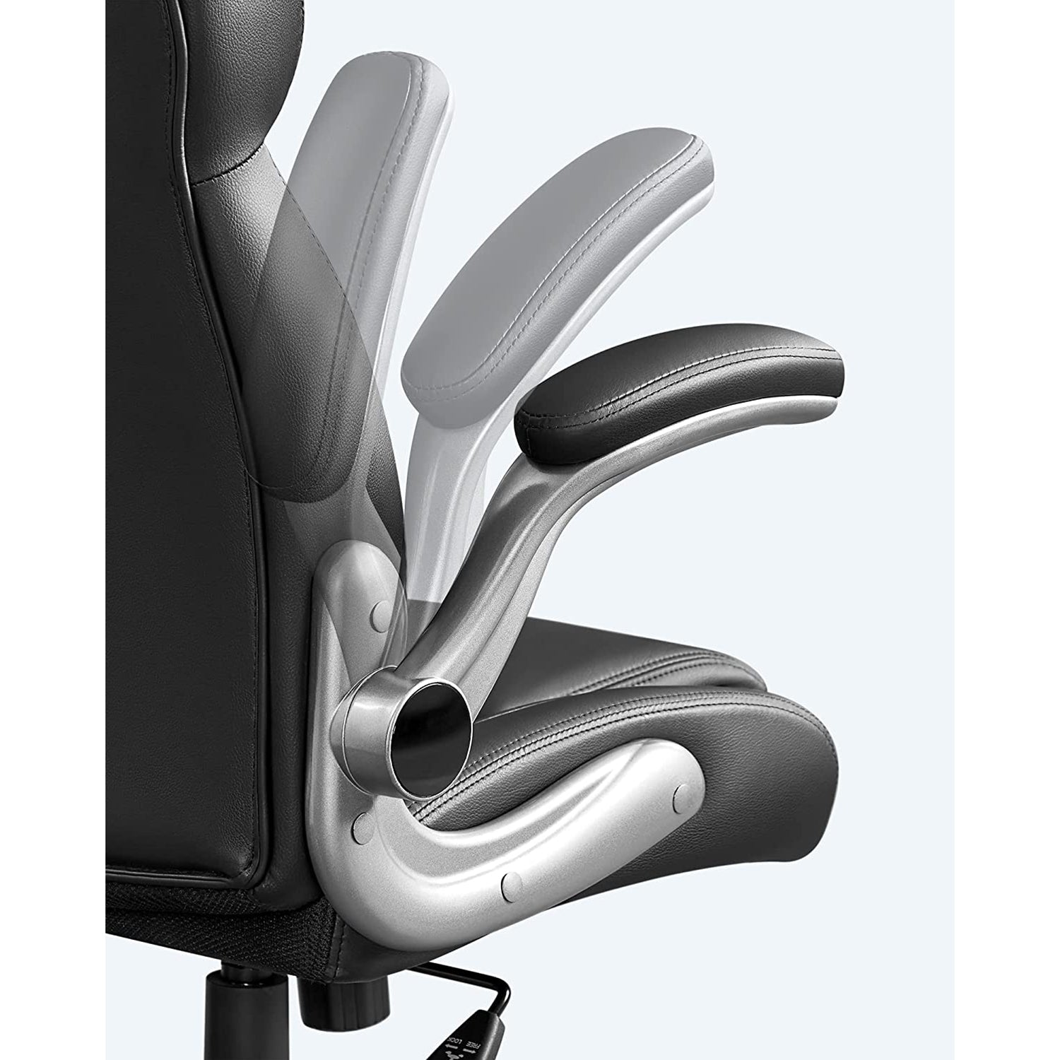 Kontorsstol - Ergonomic - Game Chair - Rotatable - Svart