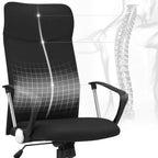 Kontorsordförande - Ergonomisk kontorsstol - datorstol - svart