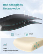 Kontorsstol – ergonomisk design – meshtyg – svart