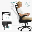 Kontorsstol – Ergonomisk och justerbar – Svart