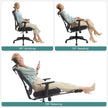 Kontorsstol – Ergonomisk med fotstöd – Svart
