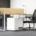 Ladeblok - Archive Cabinet - Office Cabinet with Wheels and Lock - White