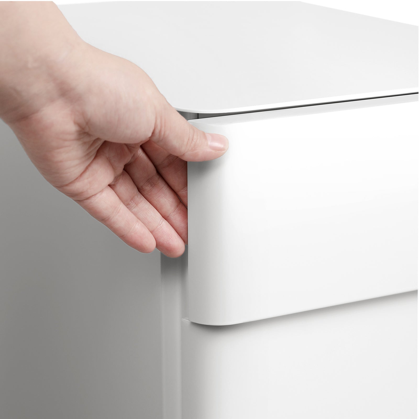Ladeblok - Archive Cabinet - Office Cabinet with Wheels and Lock - White
