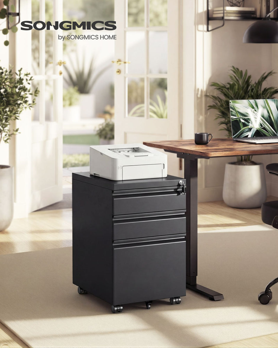 Filing Cabinet - Lockable with Drawers