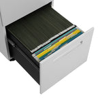 Container Drawer Unit - Mobile Cart of Drawers - Arkivskåp med 2 låsbara lådor