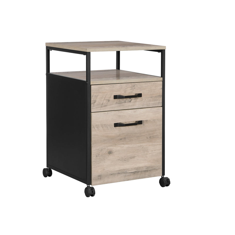 Lådenhet – Mobil med 2 lådor – Vintage brun/svart