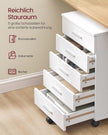 Mobil rullcontainer – Fem lådor – Cloud White