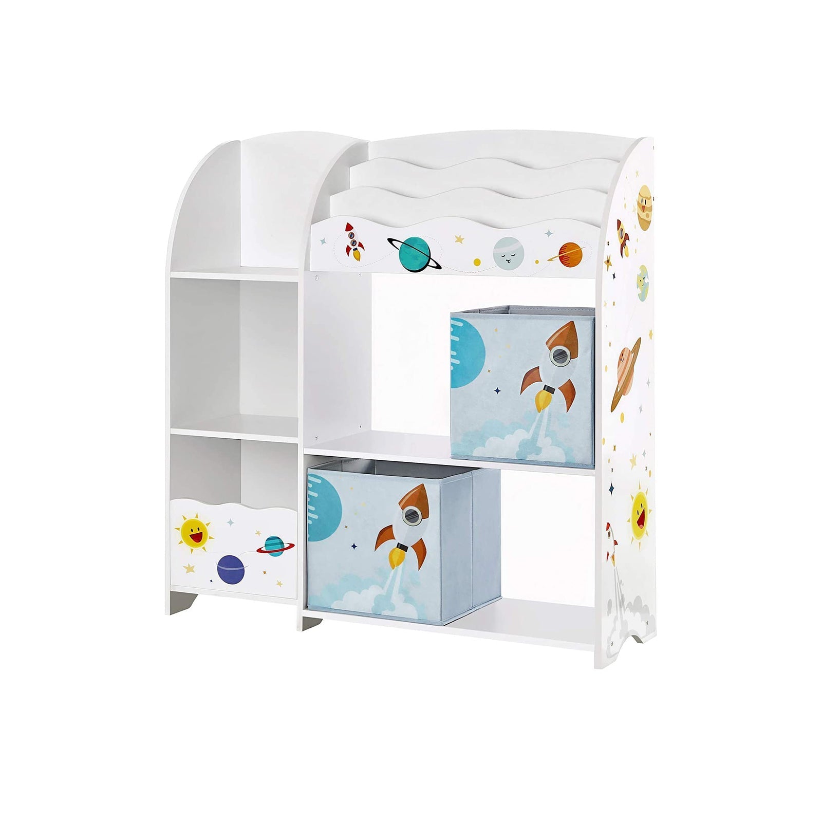 Arrangör - Children's Room Capboard - Toys and Books Storage - White