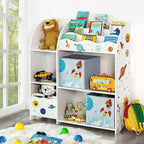Arrangör - Children's Room Capboard - Toys and Books Storage - White