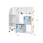 Arrangör - Children's Room Capboard - Toys and Books Storage - White