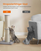 XXL Scratching Post för stora katter, duva grå