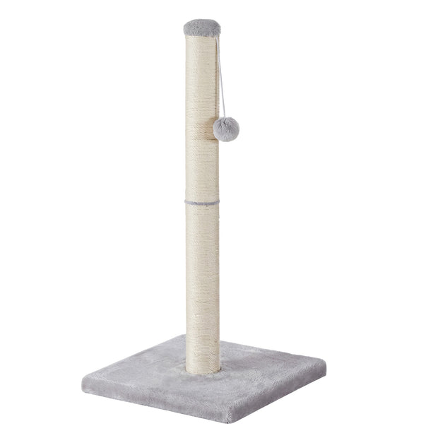 Krabpaal - 84 cm - Natuurlijk Sisal - Met Speeltjes - Lichtgrijs