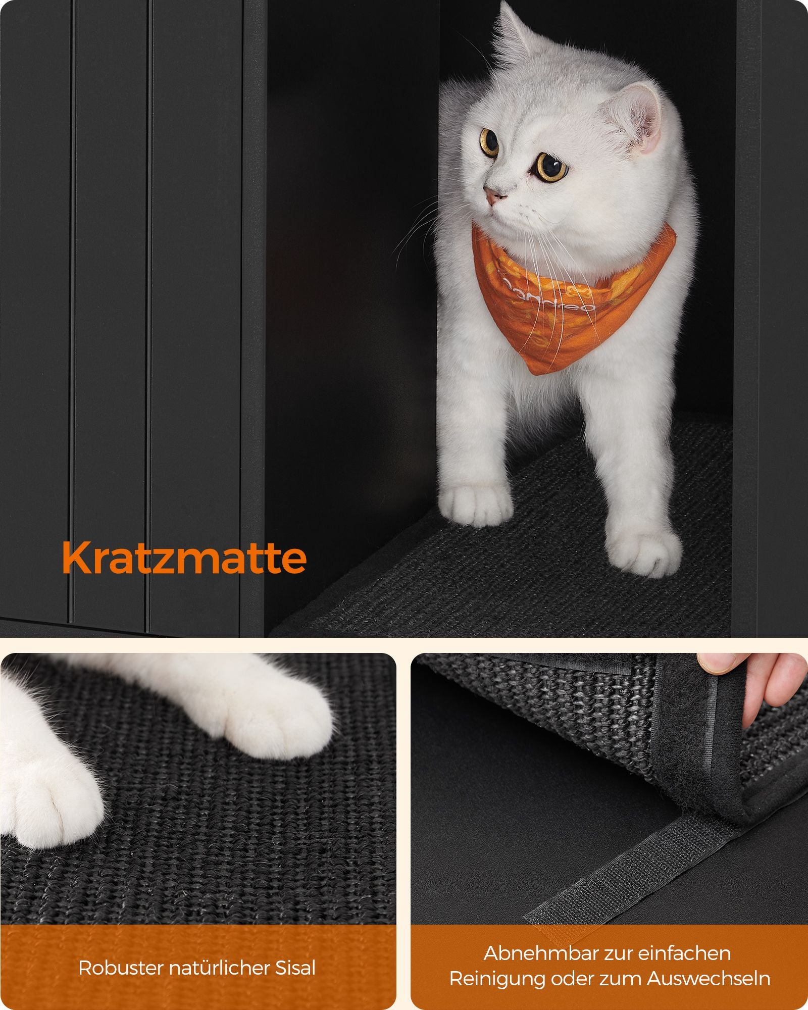 Cat Bakery med krabbmatta och gyllene ben