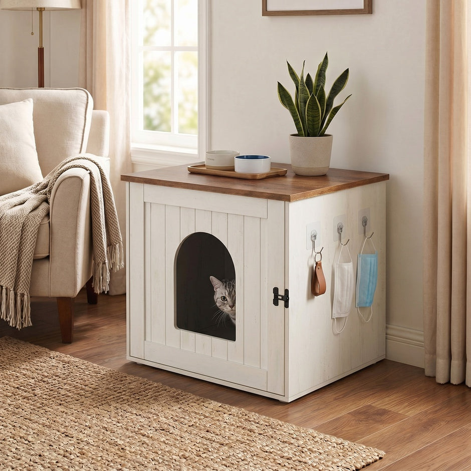 Pedaalemmer - Met Softclose-deksel en Uitneembare Binnenemmer - Beige - 29,5 x 37,1 x 63 cm