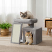 Kleine Krabpaal - Met Krabplank - Kattenmand - Platform - Lichtgrijs
