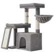 Krabpaal met Grot - Hellingbaan - 2 Platformen - Sisal - Lichtgrijs