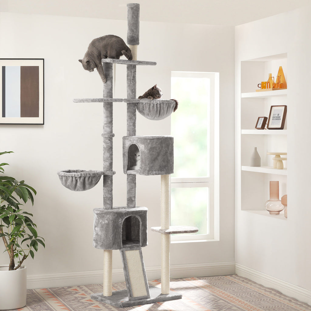 Scratching Post - Från golv till tak - ljusgrå